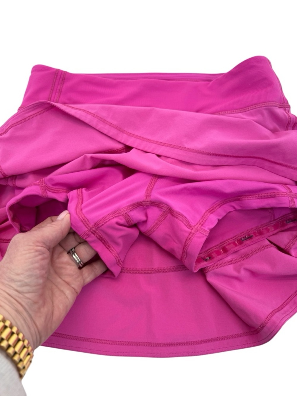 Lululemon Pace Rival Skirt 4 Tall Pink - Picture 2 of 16